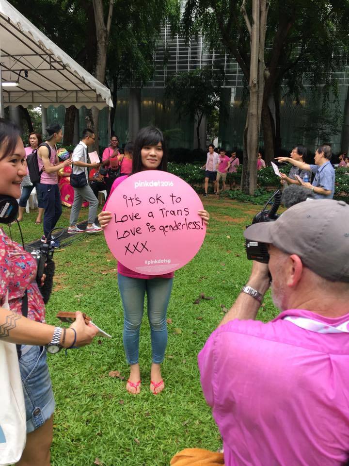 June Chua The T Project Pink Dot Singapore Transgenders